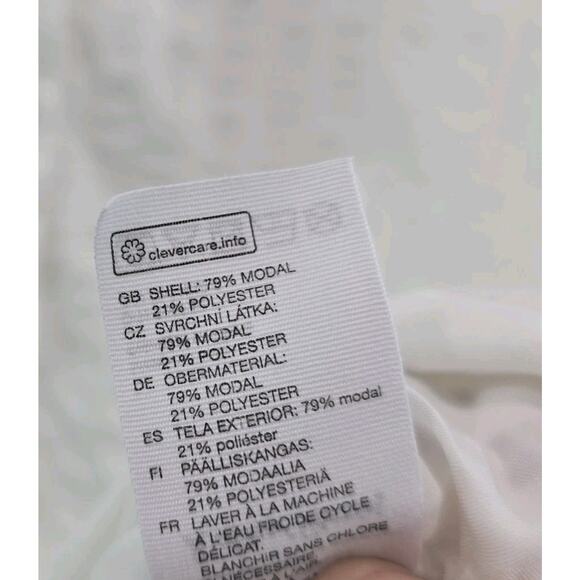 & Other Stories Dress Women 2 XS White Shift Seersucker Striped Button Stockholm - Picture 12 of 15